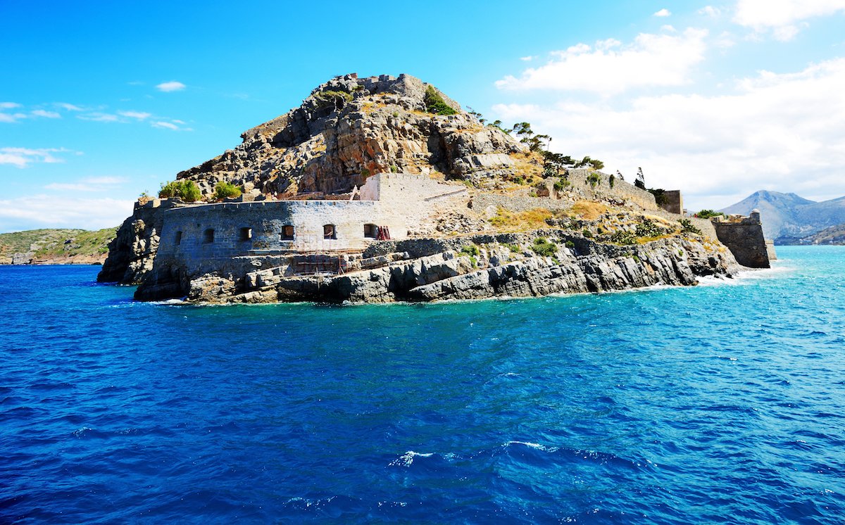 island of spinalonga near crete is just one example