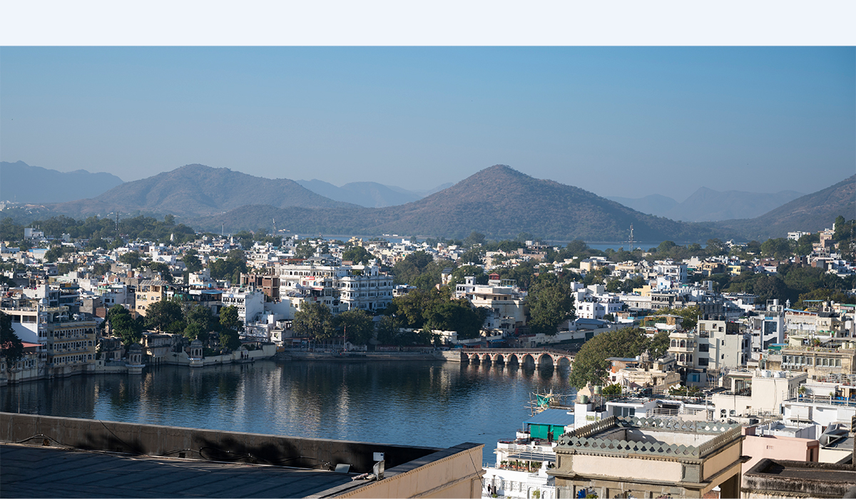 Udaipur from City Palace