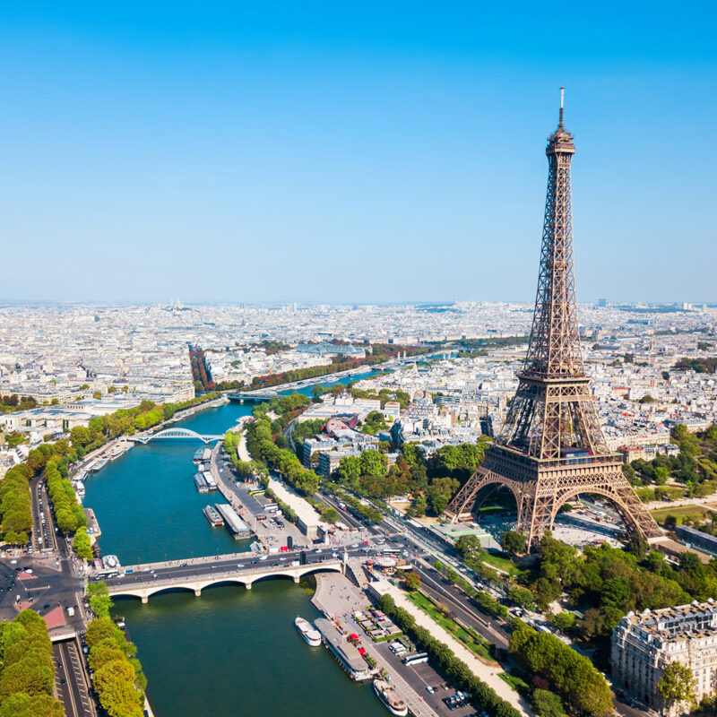 Eiffel,Tower,Or,Tour,Eiffel,Aerial,View,,Is,A,Wrought